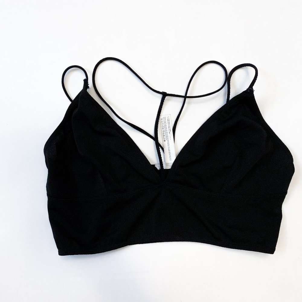 Out From Under Black Triangle Bralette Medium